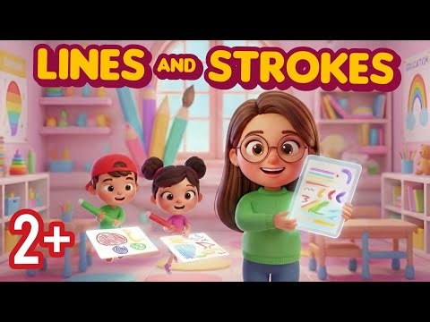 Lines and Strokes for Toddlers, Pre Writing Practice for Kids Age 2+ | Learning Beyond Books