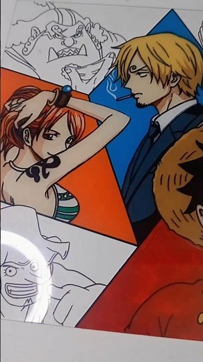 Painting Nami on Glass 🧡 | One Piece Art #art #onepiece #nami