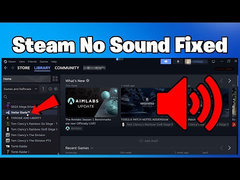 How To Fix Steam Games Have No Sound Problem - NEW 2026🔇✅