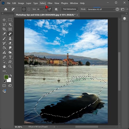 26K views · 203 reactions | How to remove the boat in Photoshop | Photoshop tips and tricks | Facebook