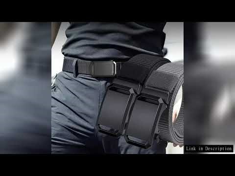 Automatic Buckle Belt Canvas Tactical Workwear Casual Outdoor Military Training Pants Belt Men Fashi