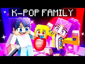Adopted by K-POP DEMON HUNTERS FAMILY in Minecraft!