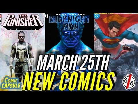 NEW COMIC BOOKS RELEASING MARCH 25TH 2026 DC MARVEL COMICS PREVIEWS COMING OUT THIS WEEK #comic