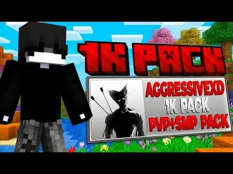 So Here Is My DEADLIEST PvP + SMP Minecraft Texture Pack! 1K Special🔥