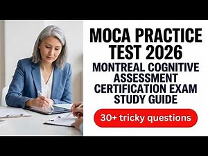 MoCA Practice Test 2026: The Ultimate Study Guide for Cognitive Assessment Certification