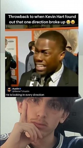 Throwback to when Kevin Hart found out One Direction broke up