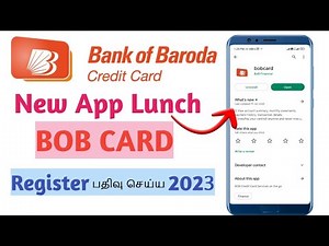 New Released BOBCARD – BANK OF BARODA CREDIT CARD APP installation steps
