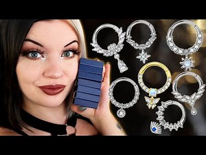 So Many Pretty Things! Septum Ring Try-On HAUL! OuferBodyJewelry