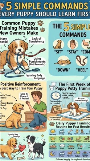 🐶 5 Essential Puppy Training Tips Every New Dog Owner Must Know