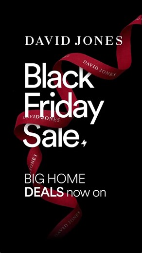 Our Black Friday Sale is on now, unlock incredible savings across homewares, décor, and more. Make your space feel special for less. Shop Now: https://david-jones.visitlink.me/xmWk6N | David Jones