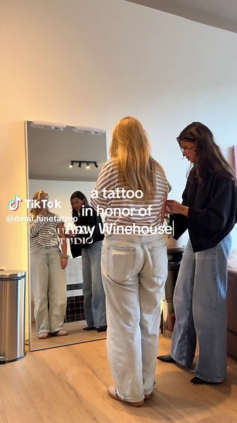 Tattoo in Honor of Amy Winehouse