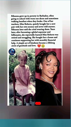 ❤️❤️She never forgot who helped her 🥹👑❤️#rihanna #kindness #respect #viral #shorts