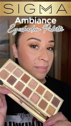 Soft Glam Eye Look 🩷 Using Sigma Ambiance Palette