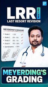Meyerding Grading in 60 Seconds | LRR NEET PG Orthopedics #neet