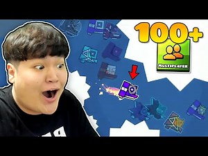 What if 100 PLAYERS playing Geometry Dash together💀