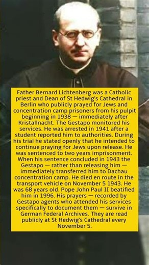 The Priest Who Walked Into a Nazi Execution and Stopped It