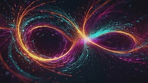 Abstract Visualization Concept Eternity Infinity There Stock Footage Video (100% Royalty-free) 3707256779 | Shutterstock