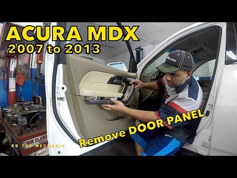 2007 to 2013 Acura MDX driver door panal removal // How to remove door panel on Acura MDX