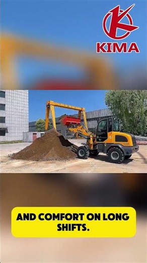KIMA Mini Articulated Wheel Loader | High Demand Compact Loader for Construction & Farming