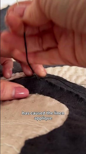 Make Your Quilting Mistakes Look Intentional ✂️ Hand Stitching Trick