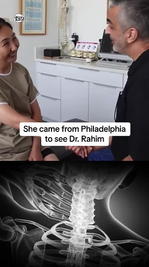 She came from Philadelphia to see Dr. Rahim #chiropractic #chiropractor #quiropraxia #asmr