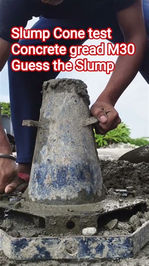 Slump Cone test How to Slump Cone test Congratulations Site concrete checking