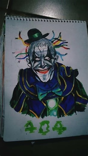 Drawing of 404, the 8 clown from the deep web, and the 2 clown from BETA #fedevigevani