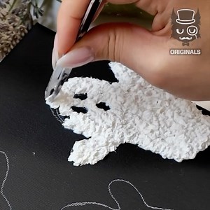 88K views · 742 reactions | DIY Fun Halloween Wall Art ️️ | Simple | Facebook