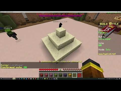 minecraft hypixel build battle
