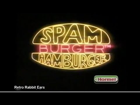 Spamburger Hamburger TV Commercial Hormel 1993