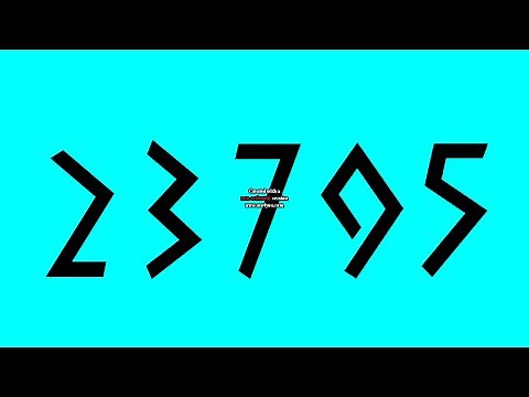 Numbers 0 to 1000000 with Cyan Background (RE-UPLOAD)