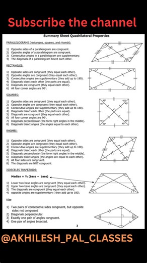 90% Students Don’t Know This Quadrilateral Trick 😲 | Geometry Shortcut #shorts"