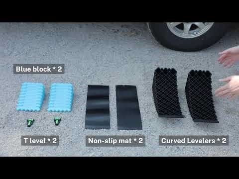 How To Level Your Camper with 5inch Curved RV Leveler