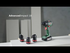 Accu schroefboormachine: Bosch AdvancedImpact 18