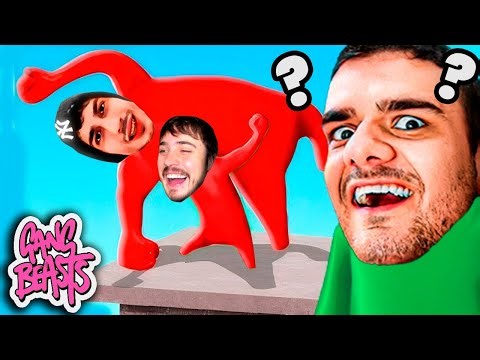 GANG BEASTS mas OS GURI NÃO PARAM DE ENTREGAR O JOGO - c/ Coelho, Fujinuma, Vx e Razor