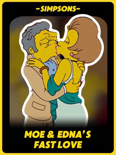 Moe & edna’s fast love #simpsons #foryou #fyp | the simpson