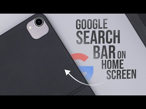 How to Add Google Search Bar to Home Screen for iPad (tutorial)