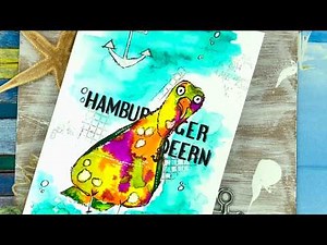Happy painting style Hamburger Deern