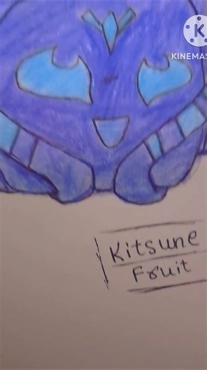 drawing kitsune fruit as per my subscriber's request#viral#bloxfruits