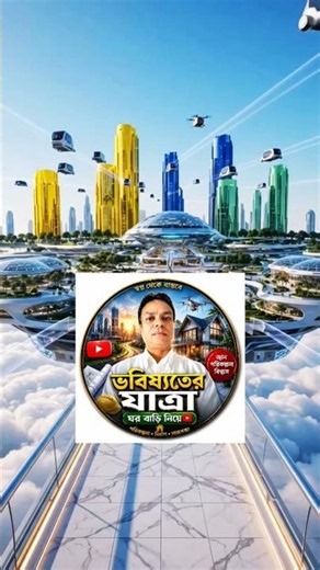 The Future City of 2125 | Flying Cars, Sky Cities & AI Civilization 🌍🚀#shortvideo