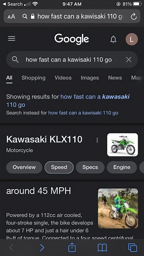 Lucas Thacker (@klx110ll)’s video of klx110