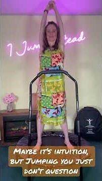 🎵I Knew I Loved You🎵Slow Dance Stretch/Rehab Healing on a Cellerciser Rebounder Mini Trampoline