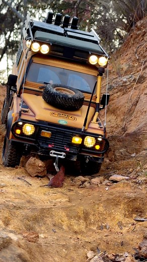 Realistic RC ASMR Land Rover Defender (D110) 1:10 Scale Crawler D1RC #rccrawler #scalemodel #scalerc #hardbody | RC Jono