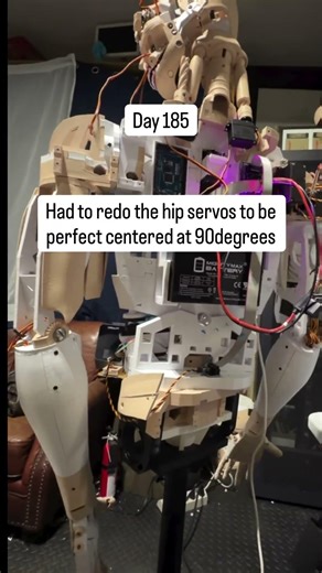 Day 185 of Building a Humanoid Robot