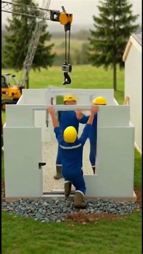 Miniature Modular Home Build From Foundation to Finish #satisfying #construction #build