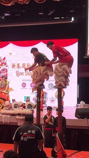 Practice vs Comp-Team Hong Kong-香港夏国璋龙狮团 at SG Chinatown Lion Dance Competition 8 Feb 2026 #shorts