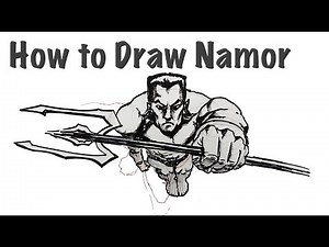 How to Draw Namor - Marvel's Submariner