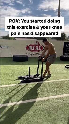 How to Properly Perform Reverse Sled Drag With Good Form To Fix Knee Pain (Exercise Demonstration)