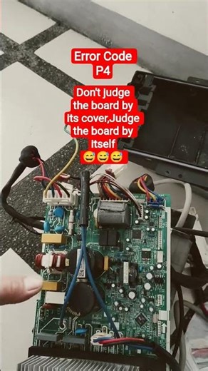 P4 Error Code Media Inverter Window type #hvac #accircuits #airconditioning #repairman #fypシ゚viral