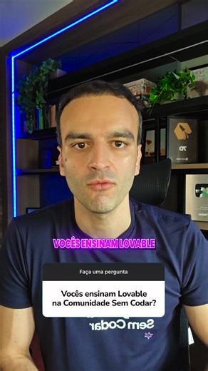 Seja para criar seu próprio SaaS/MicroSaaS, automatizar tarefas no trabalho, ou trabalhar como Desenvolvedor No Code / Gestor de IA & Automações, a Comunidade Sem Codar é o ambiente perfeito para você aprender em poucos meses (ou semanas) como criar Aplicativos e Agentes de IA profissionais — sem programar. ­ Na Comunidade Sem Codar você terá acesso a: 🧑‍🏫 Curso completo do absoluto zero para criar Aplicativos e Agentes de IA 🧑‍🏫 Mentorias ao vivo (toda quinta, às 19h) com especialistas huma